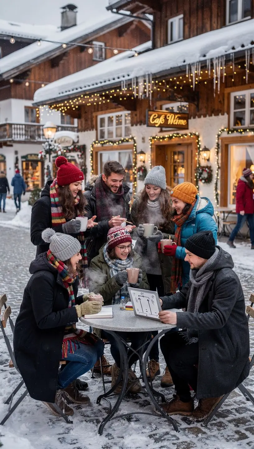 Eine Grafik, die die thermodynamischen Gesetze mit anschaulichen Diagrammen erklärt.