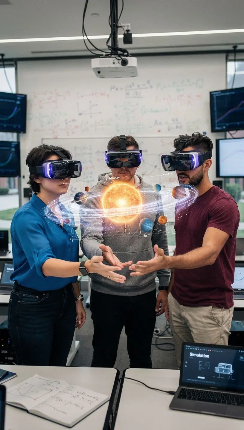 Eine Grafik, die die thermodynamischen Gesetze mit anschaulichen Diagrammen erklärt.