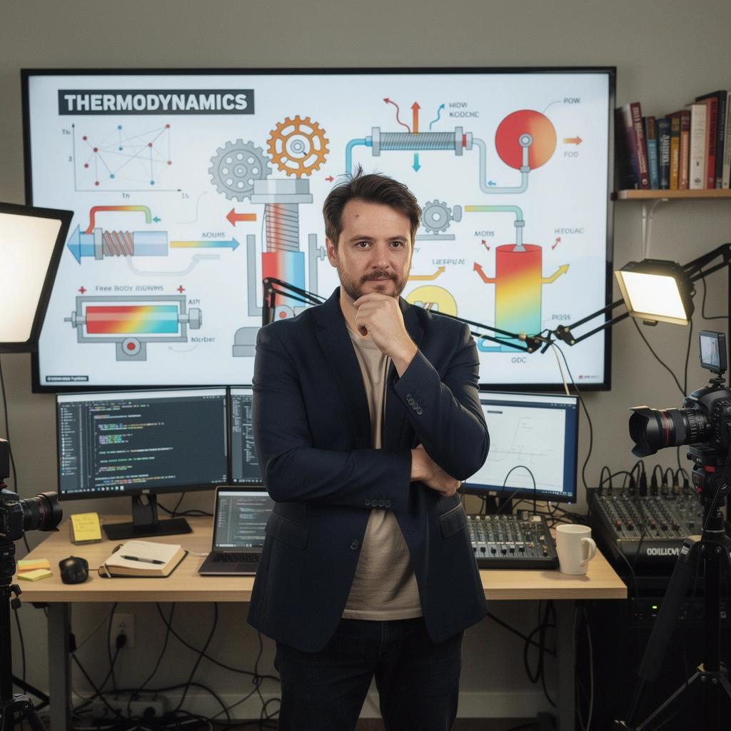 Ein Labor, in dem Schüler Experimente zur Wärmeleitung und Temperaturmessung durchführen.